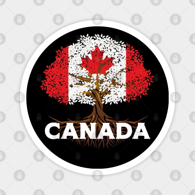Canada Flag Tree Magnet by AllWellia